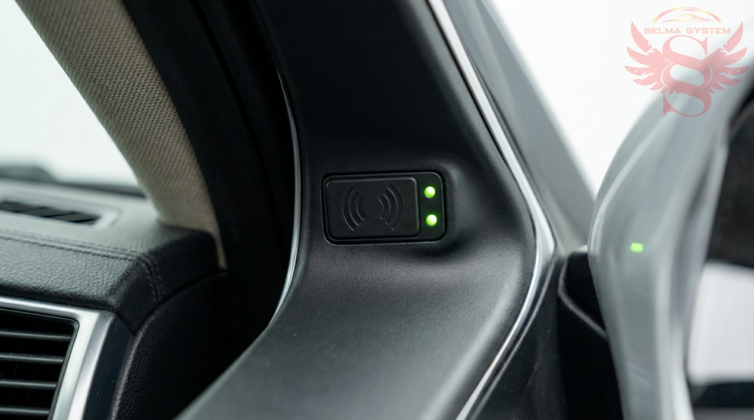 نمای شماتیک از سنسوز نقطه کور خودرو