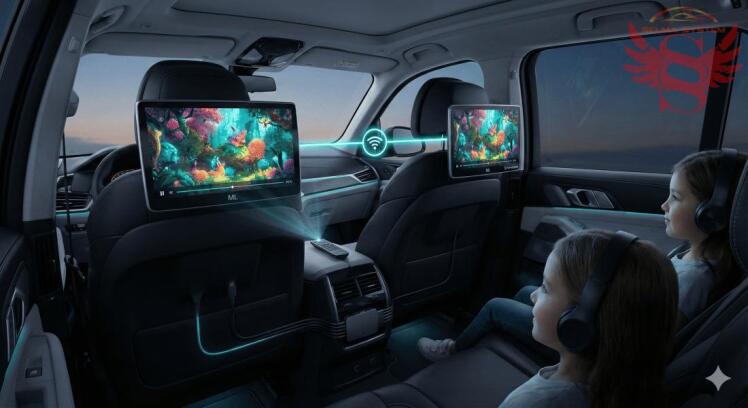 راهنمای جامع خرید و نصب مانیتور پشت صندلی (هدرست) خودرو – سرگرمی بی‌وقفه و آسایش سرنشینان 