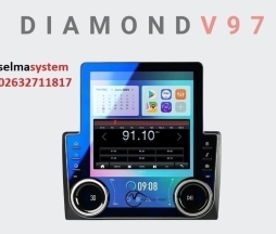 نمایندگی فروش و نصب مانیتور دایموند تسلایی V97 در کرج و تهران – تحول لوکس کابین با صفحه نمایش عمودی بزرگ